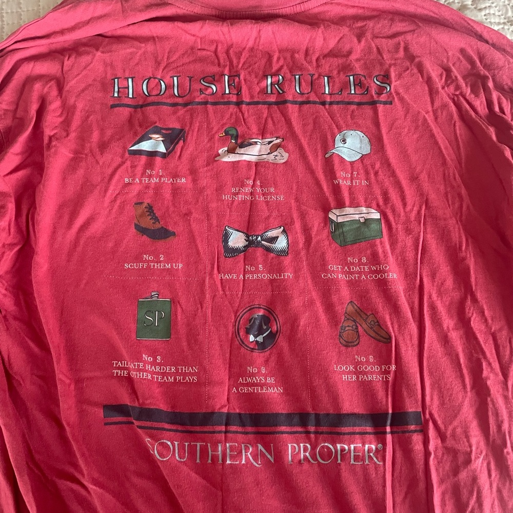 Southern Proper Long Sleeve Tshirt-Size L